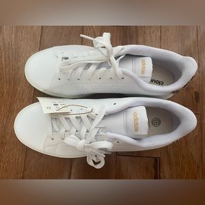 Adidas advantage leather sneakers